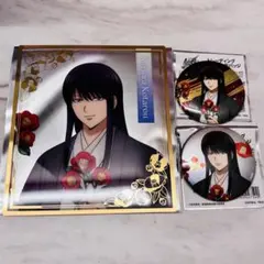 新劇場版 銀魂 -吉原大炎上-　クリア色紙　缶バッジ　ブシロード　椿　桂小太郎