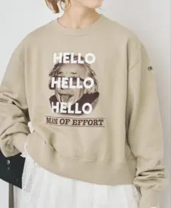 Spick&Span oblada / オブラダ 別注HELLO SWEAT oblada / オブラダ 別注HELLO SWEAT*（スウェット）｜Spick & Span