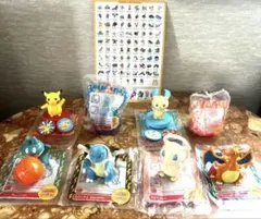 【超希少・全8種】ポケモン ハッピーセット 2005年 フィギュア ポスター付き