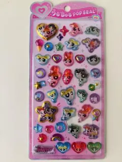 ✨正規品✨パワーパフガールズ うるちゅるポップシール　箔押し　ボンドロ　ぷくぷく