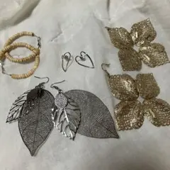 まとめ売り　ピアス4点セット