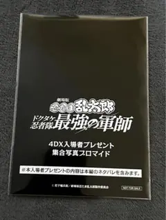 劇場版忍たま乱太郎 ドクタケ忍者隊 最強の軍師 4DX 特典