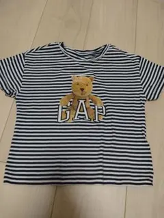 baby GAP ボーダー Tシャツ クマプリント 5歳のサムネイル