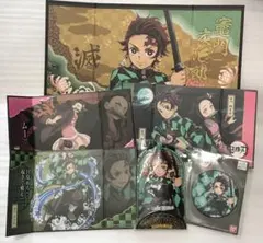 鬼滅の刃 竈門炭治郎 竈門禰豆子 和風屏風 ワッペン カラナビ キーホルダー