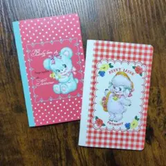 SWIMMER 通帳型ミニノート ２冊セット ベイビーラブ メリー