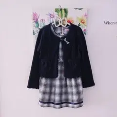 motherways❤フォーマル セットアップ ワンピース カーディガン 120