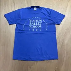 90s USA製 JERZEES ボストンバレエTシャツ 1993 青 M