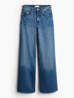 H&M ワイドハイジーンズ　デニム