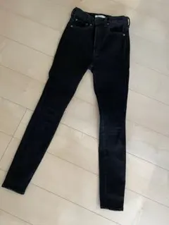 MOUSSY ブラック スキニーデニム