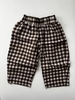 【新品未使用】organic zoo　ギンガムチェックパンツ オーガニックズー organic zoo ギンガムチェックパンツ 3-4y aw