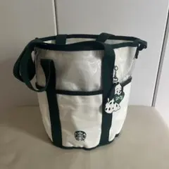 Starbucks トートバッグ 2way 犬チャーム付きのサムネイル