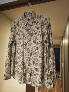 Adam et Rope　リネン 花柄 長袖シャツ　ラルフローレンのサムネイル