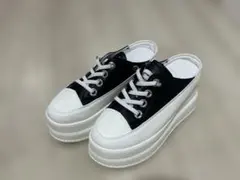 スニーカー　厚底　スリッポン