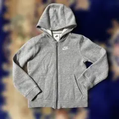 【USED】NIKE ★ kidsフーディ サイズS グレー