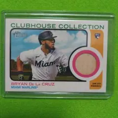 ブライアン・デラクルーズ　ルーキー　バットカード　MLB Topps