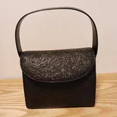 【日本製】ブラックフォーマルバッグ 合成皮革