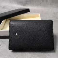 【新品・未使用】 モンブラン　折り財布　ケース　レザー　総柄 2600073459415_1_b.jpg