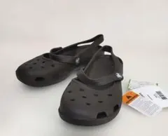 crocs クロックス　シャイナ　メリージェーン W9 ダークブラウン