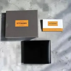 極美品 ETTINGER エッティンガー 二つ折り財布 ブライドルレザー 英国製のサムネイル