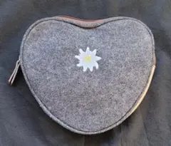 ルフトハンザ航空　ビジネスクラス　アメニティポーチ　ハート　エーデルワイス