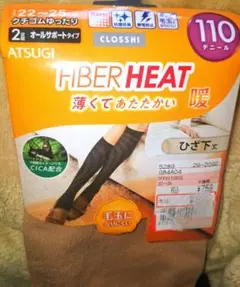 CLOSSHI ATSUGI FIBER HEAT ひざ下丈 2足組のサムネイル