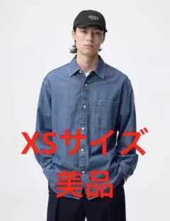 GU デニムオーバーサイズシャツ xsサイズ