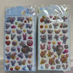 【2枚セット】 エンジェルブルー ぷくぷくシール