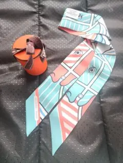 エルメス　HERMES　ツイリー　スカーフ　カドリージュ・バヤデール