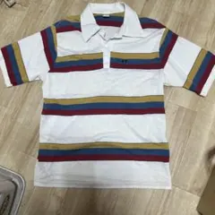 Hang Ten ポロシャツ ボーダー XLビレッジコレクション70年代後期のサムネイル