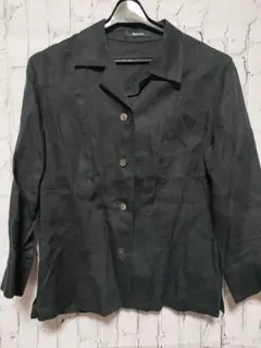 aquascutum 黒 長袖シャツ