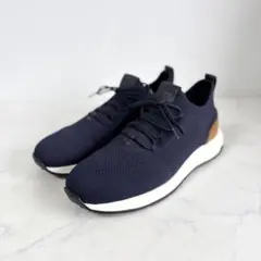 極美品 トッズ 現行モデル 9.5 テクニカル ファブリック スニーカー 紺
