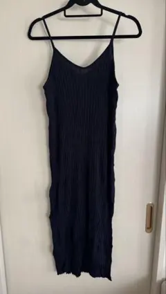 SENSE OF PLACE ネイビーキャミリブワンピース Freeサイズ