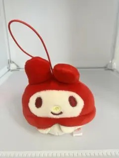 マイメロディ ぬいぐるみストラップ 赤