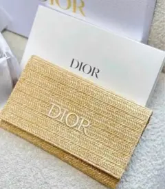 Dior ディオール ポーチ クラッチバッグ 麻 ノベルティ