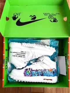 Off-White × Nike Air Force1 Mid Graffiti