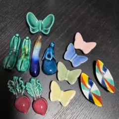 陶器製箸置き 13個まとめ売り