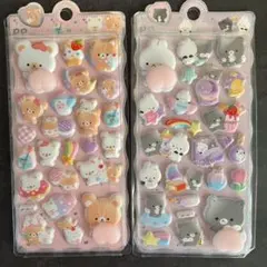 1点のみ❤️２シートセット❤️おしりぷにぷにぷっくりシール❤️もちもちふわふわ3D立体