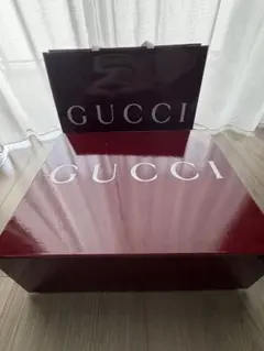 GUCCI バーガンディ ギフトボックス 特大 インテリア - メルカリ