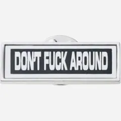 Supreme Fuck Around Pin Silver シルバー ピンズのサムネイル