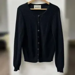 ROPE ロペ　ネイビー　紺色　長袖カーディガン　薄手