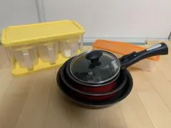 キッチン用品セット　鍋 フライパン 調味料収納ケース　パスタ調理器のサムネイル
