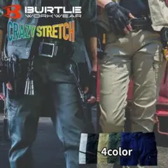 BURTLE カーゴパンツ バートル 作業着　ネイビー　Lサイズのサムネイル