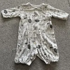 ミッキー・マウスロンパース 50-70cm グレー