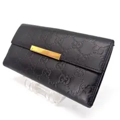 y*o様 即日配送✨GUCCI グッチ シマ GG柄 レザー エンボス 二つ折り