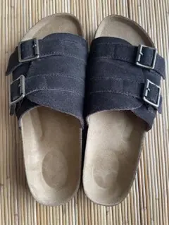 【新品未使用】スエード コンフォートサンダル