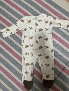 petit main ボリスと飛行機のロンパース