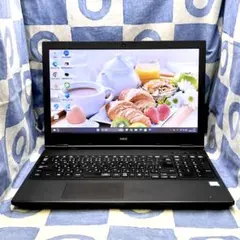 第8世代♡快適SSD +HDD☆マットな黒ノートパソコン♪カメラ付き！Win11