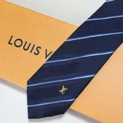 美品 ルイヴィトン Louis Vuitton ネクタイ シルク100%