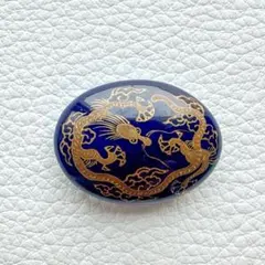 深川製磁　帯留め　アンティーク　ヴィンテージ　着物