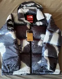 Supreme north nuptse ヌプシ ノース デニム denim 青